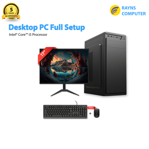 আপনার আগের পণ্যটির মতো Core i5 Gaming Desktop এর জন্যও ইকমর্সের একটি আকর্ষণীয় ও প্রফেশনাল টাইটেল এবং মোবাইল ও ডেস্কটপ ফ্রেন্ডলি ইনলাইন CSS সহ সম্পূর্ণ রেসপনসিভ HTML ডিসক্রিপশন নিচে তৈরি করে দেওয়া হলো। এতে দারাজ (Daraz)-এর সিগনেচার কমলা কালার থিম (#F85606)