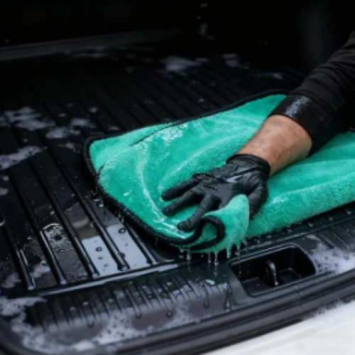 1400GSM Coral Fleece Deluxe Car Wash Microfiber Towel Plush Cleaning Drying Cloth Car Care Cloth Detailing Polishing