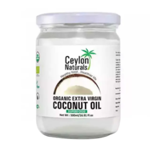 Ceylon Naturals Organic Extra Virgin Coconut Oil 200ml Origin Srilanka