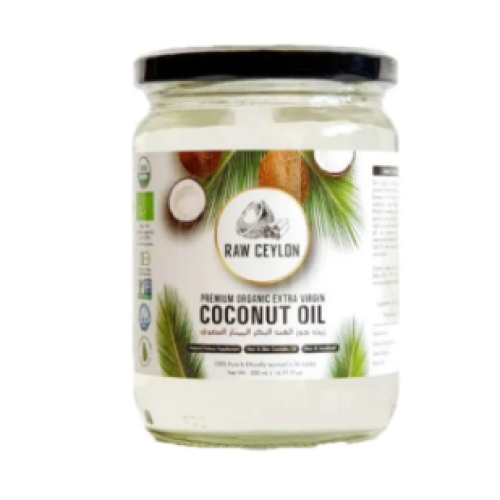 Raw Ceylon Premium Organic Extra Virgin Coconut Oil 200 ml Srilanka