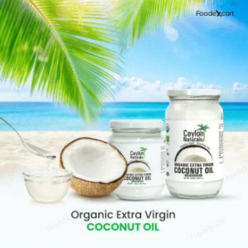 Raw Ceylon Premium Organic Extra Virgin Coconut Oil 200 ml Srilanka