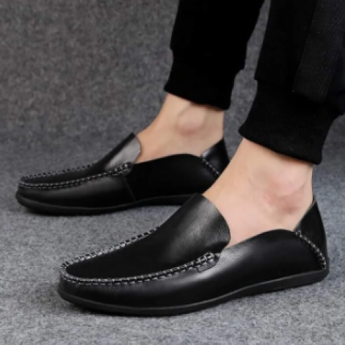 Loafer Styles' Rubber Shoes Winter and Summer Water Proff and Wind Proof Shoe For Men Color Chocolate
