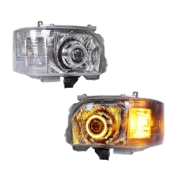 The Toyota Hiace 2016 projection headlight assembly consists of two units with housings