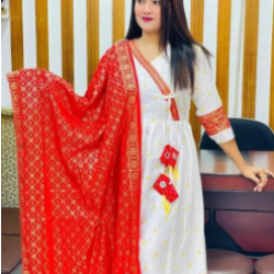 Premium Soft Linen Three-Piece Dresses For Women: Stylish Printed Kameez And Salwar Set – Easy-Care &amp; Perfect Fit (Sizes 36-42)