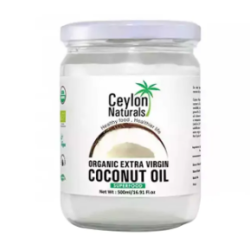 Ceylon Naturals Organic Extra Virgin Coconut Oil 200ml Origin Srilanka